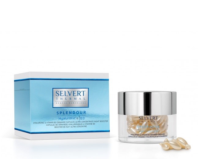 Hyaluronic & Vitamin B3 Ceramide Capsules Ultra Concentrate Night Booster 60 units / كبسولات الهيالورونيك وفيتامين ب 3 سيراميد معزز الليلي فائق التركيز 60 وحدة