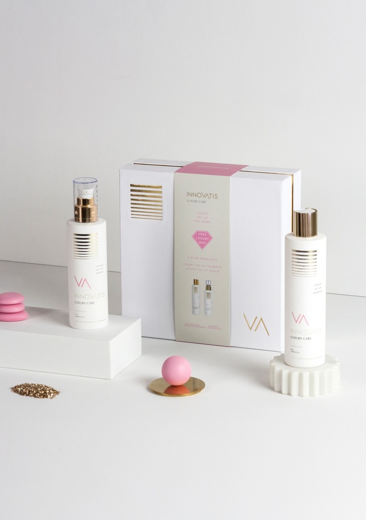 Luxury Home Kit Volume Up ( Shampoo+Serum) / مجموعة الإستخدام المنزليفوليوم أب  (شامبو + سيروم)