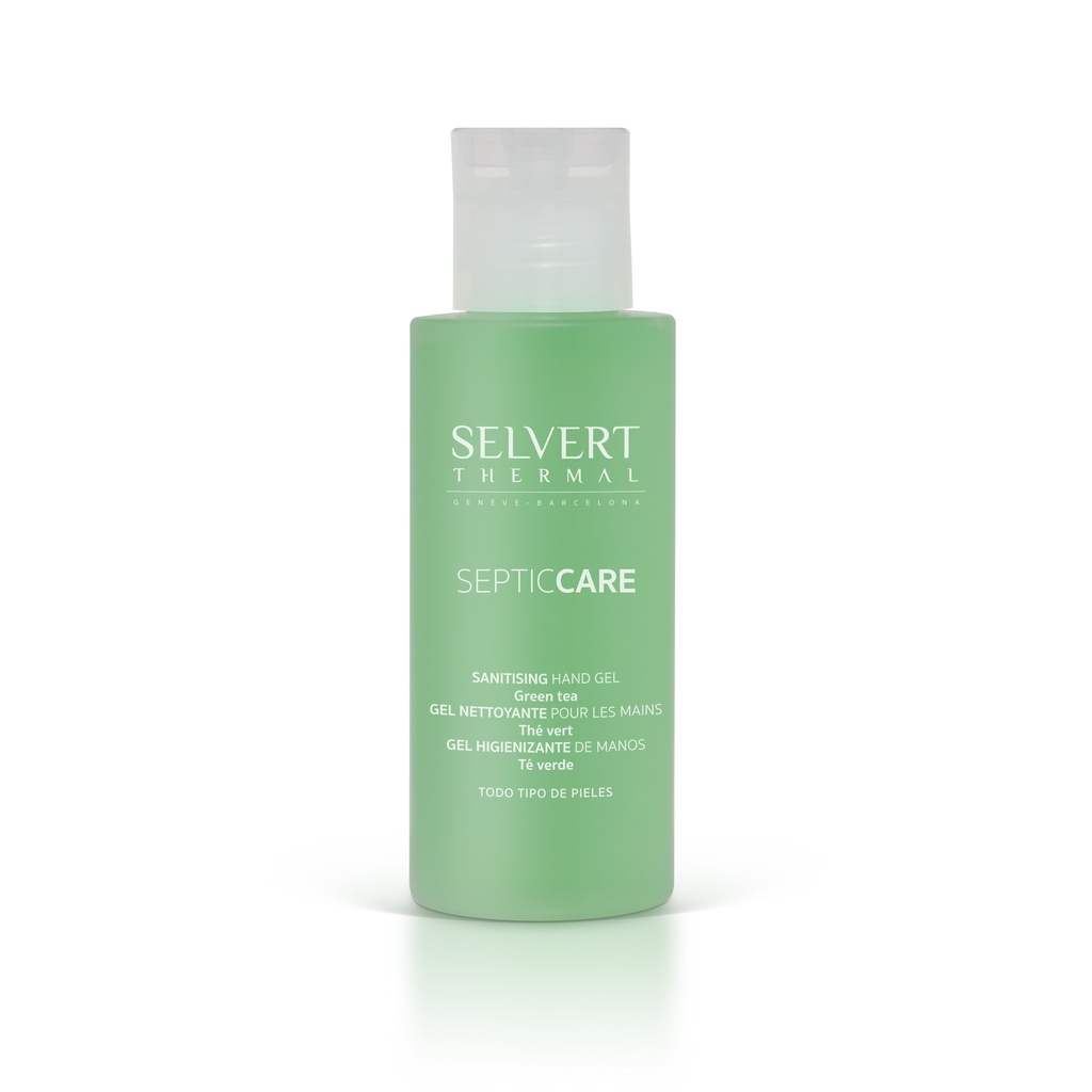 ST Sanitising Hand Gel Green Tea 75ML / جل معقم لليدين بالشاي الأخضر من إس تي 75 مل