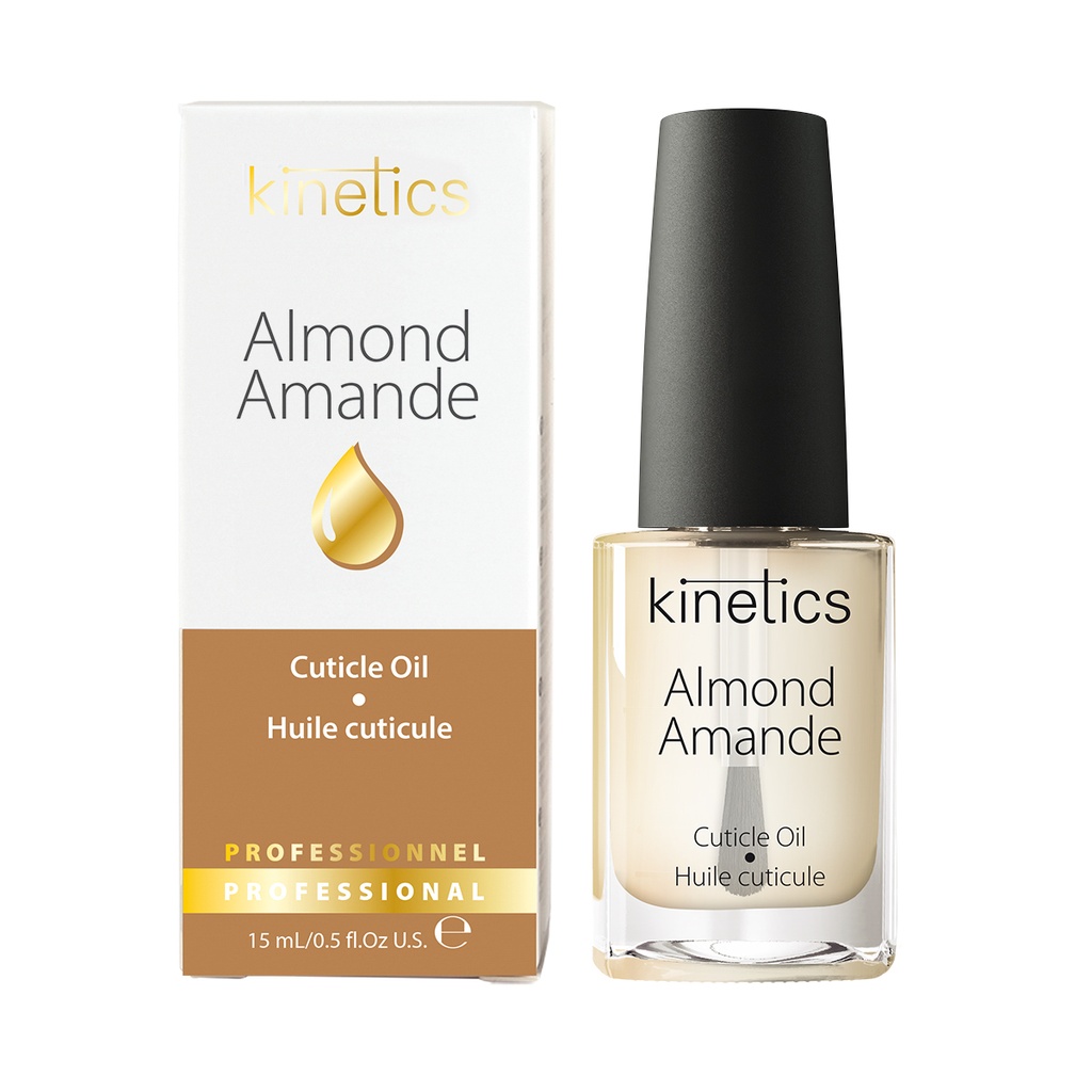 Kinetics Almond Cuticle Oil 15ml, packed in box / زيت اللوز من كينتيكس للجلد الميت 15مل - في صندوق 