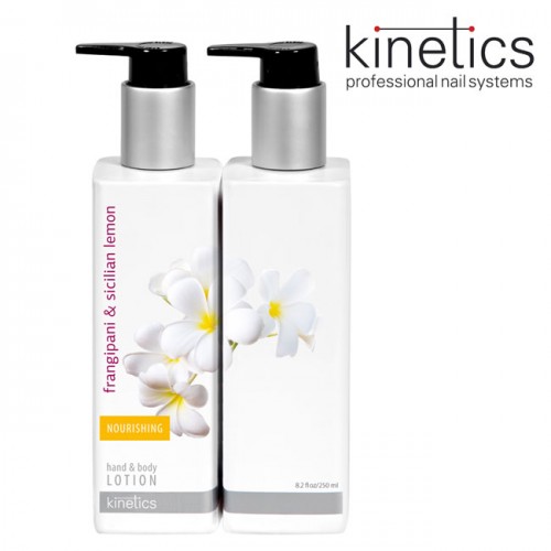 Kinetics Hand&Body Lotion Frangipani&Sicilian Lemon 250ml / لوشن لليدين والجسم من كينيتيكس فرانجيباني وليمون صقلي 250 مل