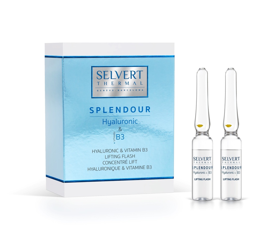 Hyaluronic & Vitamin B3 Lifting Flash 2X1.5ML / فلاش رفع الهيالورونيك وفيتامين ب 3 2 × 1.5 مل
