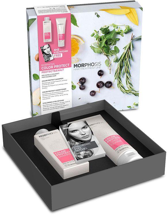 Gift Pack 2020 Morphosis Color Protect (Sh + Cond + Eyepatch) / مجموعة الهدايا 2020 من مورفيسيس كولور بروتيكي (شامبو + بلسم + ماسك العين)