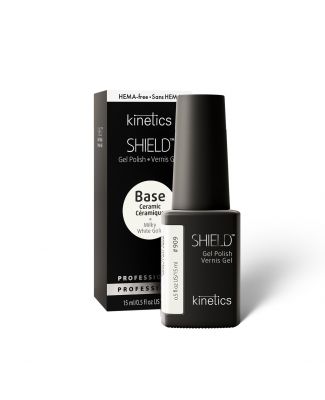 Kinetics Shield Ceramic Base Milky White Gold #909, 15ml / Kinetics Shield قاعدة سيراميك ذهبي أبيض حليبي # 909 ، 15 مل