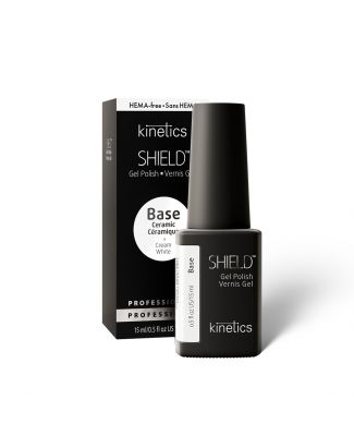 Kinetics Shield Ceramic Base Cream White #911, 15ml / كينيتكس شيلد كريم سيراميك أبيض # 911 ، 15 مل