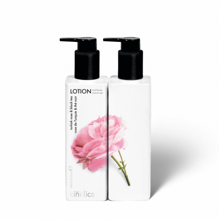 Kinetics Hand&Body Lotion Turkish Rose&Black Tea 250ml / كينيتكس لوشن اليد والجسم الورد التركي والشاي الأسود 250 مل