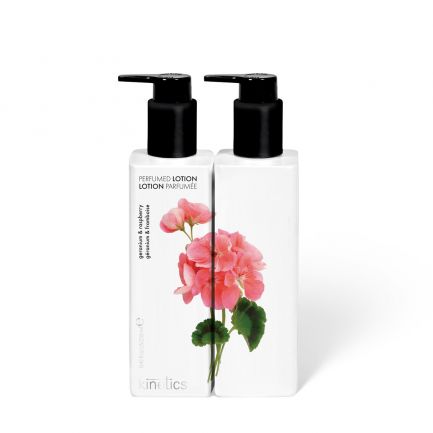 Kinetics Perfumed Lotion Geranium & Raspberry 250ml / كينيتكس لوشن معطر إبرة الراعي والتوت 250 مل