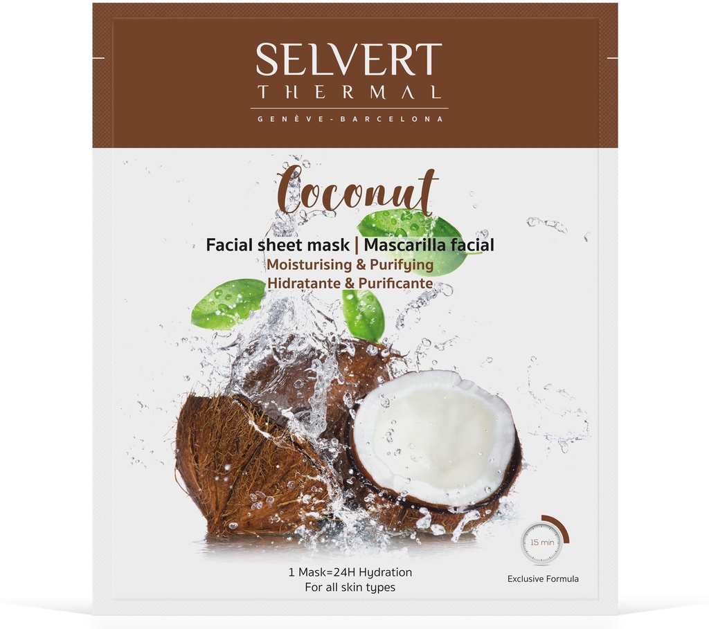 Facial Sheet Mask-Coconut / قناع ورقي للوجه - جوز الهند
