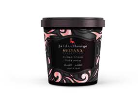 SUGAR SCRUB SULTANA COLLECTION 600 GRM AMBER WOOD   / مقشر السكر 600 جرام من خشب العنبر