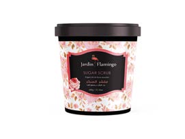 SUGAR SCRUB 600 GRM ROSE & ARGAN OIL / مقشر السكر 600 جرام بالورد و زيت الارجان