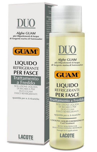 DUO GUAM 250 ML - COOLING LIQUID FOR BANDAGES COOL TREATMENT / سائل تبريد للضمادات المعالجة الباردة من ديو غوام 250مل