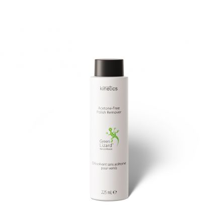 Kinetics Nail Polish Remover Green Lizard with Apricot scent 225 ml / مزيل طلاء الاظافر من كينيتيكس ، جرين ليزيرد برائحة المشمش 225 مل