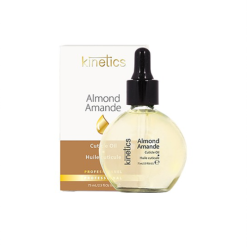 Kinetics Almond Cuticle Oil 75ml, with dropper in Box / زيت بشرة اللوز من كينيتيكس ، 75 مل ، مع قطارة في علبة
