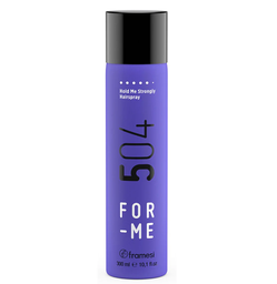 [A01603] FOR-ME 504 HOLD ME STRONGLY HAIRSPRAY 300 ML / فور مي 504 بخاخ هولد مي سترونجلي 300مل