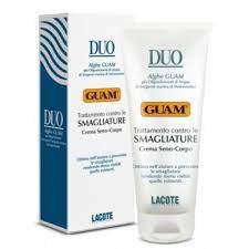 [45CRMDUOSMAG] DUO GUAM ANTI STRETCH MARKS CREAM BREAST AND BODY 200 ML  / كريم ديو غوام لمقاومة علامات التمدد للصدر والجسم 200مل 